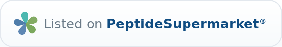 Listed on PeptideSupermarket®
