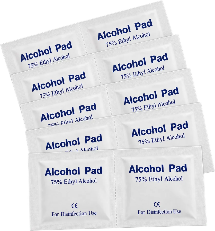 Alcohol Pads 75% (3 × 6 cm) 3 × 6 cm